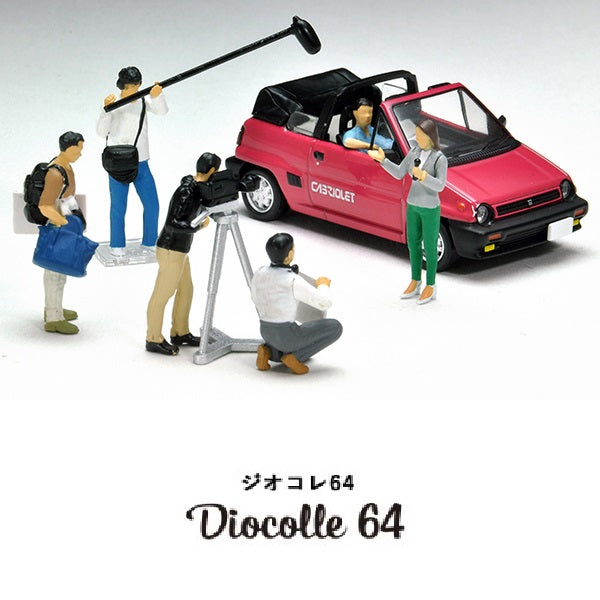 TOMYTEC Tomica Limited Vintage Neo Diocolle 64 Car Snap 11a TV Crew