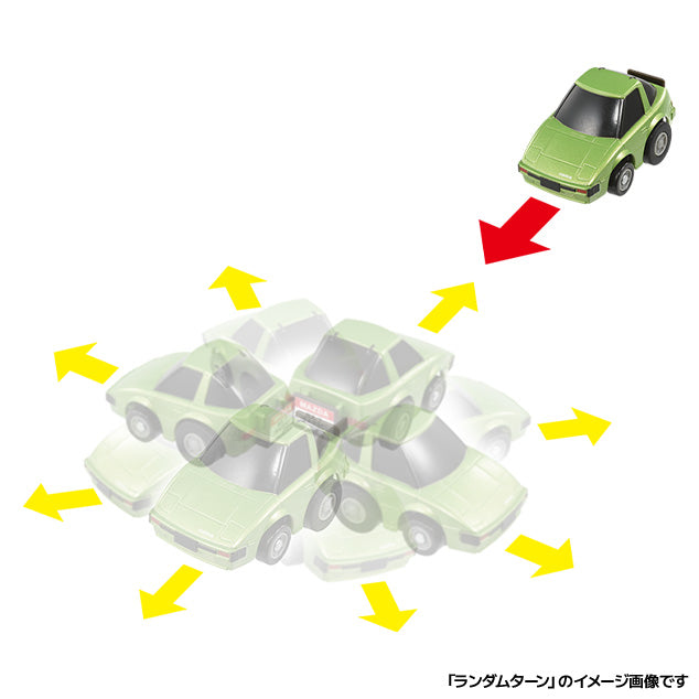 CHORO-Q e-08 Mazda RX-7 (SA22C) First Edition (Choro Q coin included) 4904810209225