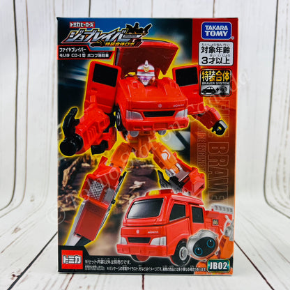 Tomica JOBRAVER JB02 Fire Braver Morita Fire Engine Type CD-I