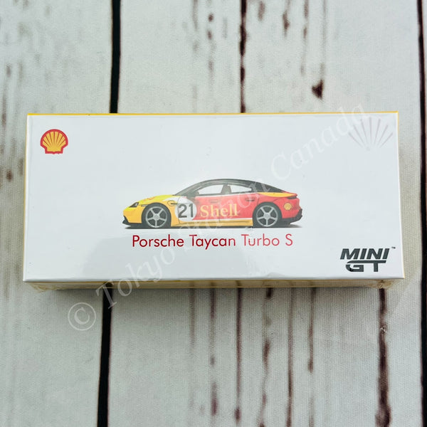 TINY 微影 x MINI GT Shell Porsche Taycan Turbo S MGT00263-R