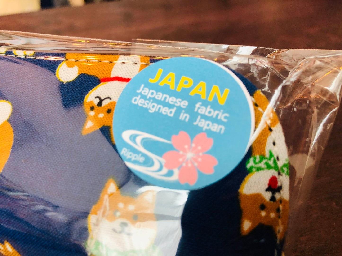 Ripple Eyeglass Case - Blue Inu Shiba