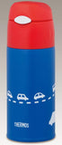 Thermos Vacuum Insulated Straw Bottle 0.4 L Blue Sky FHL-400F