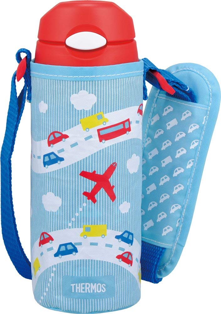 Thermos Vacuum Insulated Straw Bottle 0.4 L Blue Sky FHL-400F