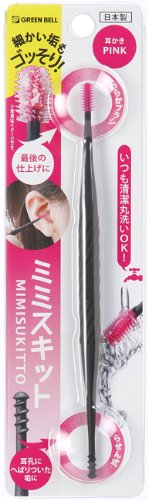 GREEN BELL Mimisukitto Ear Pick - Pink