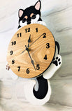Kuroyanagi San Smile Face Pendulum Wall Clock G-1182BK