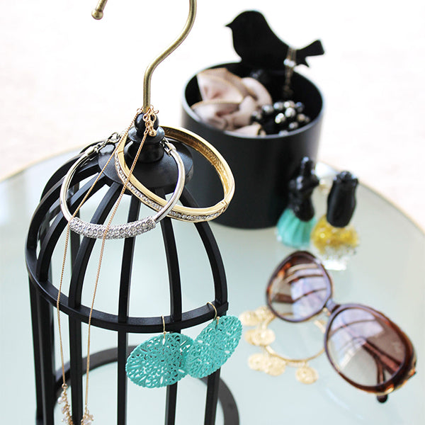 Tori-cago Birdcage Hanging Storage - Pink Made in Japan