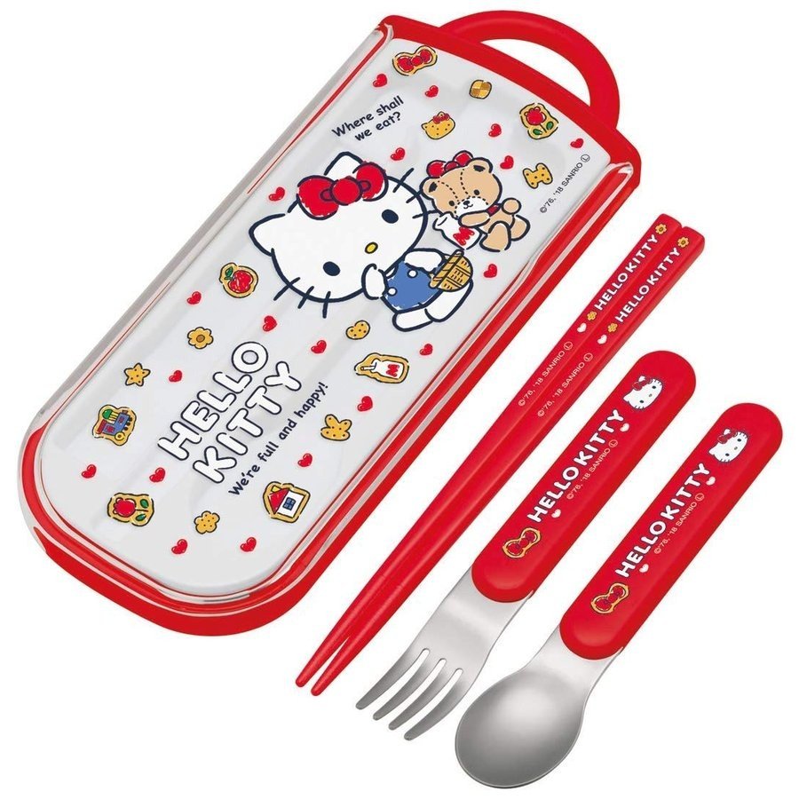 HELLO KITTY Cutlery Set by SKATER TCS1AM
