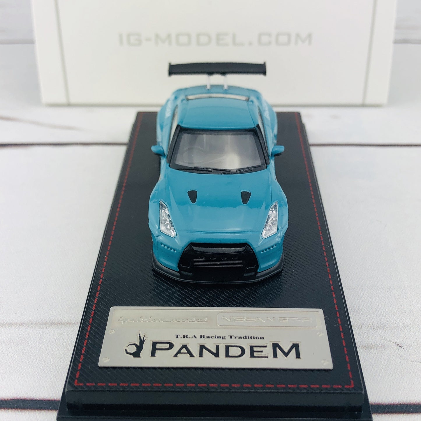 Ignition Model 1/64 Pandem R35 GTR Turquoise Blue 1401
