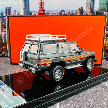 GCD 1/64 Toyota Land Cruiser LC60 Modified Version LHD Gray KS029-92