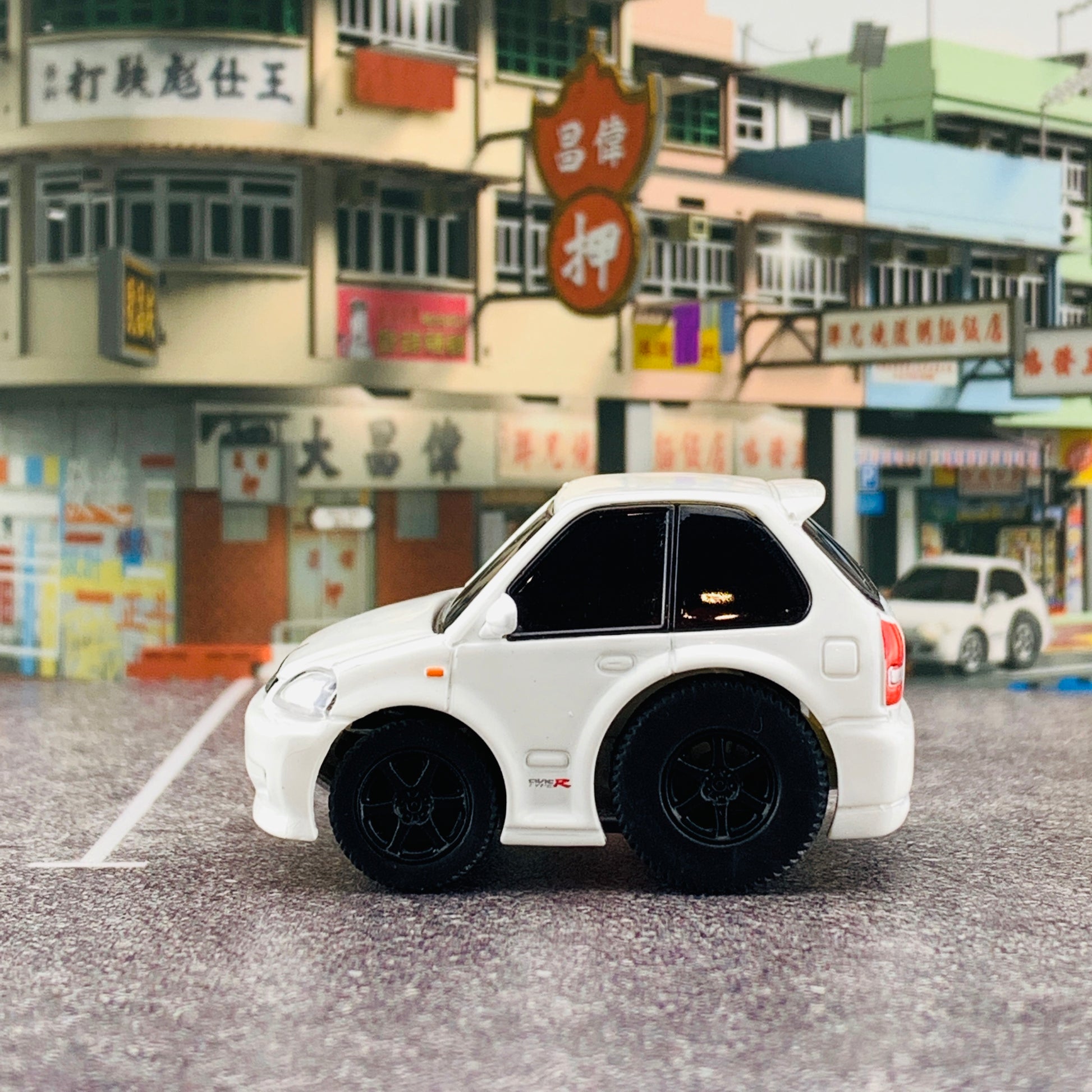 TINYQ Pro-Series 02 - Honda Civic EK9 (White)