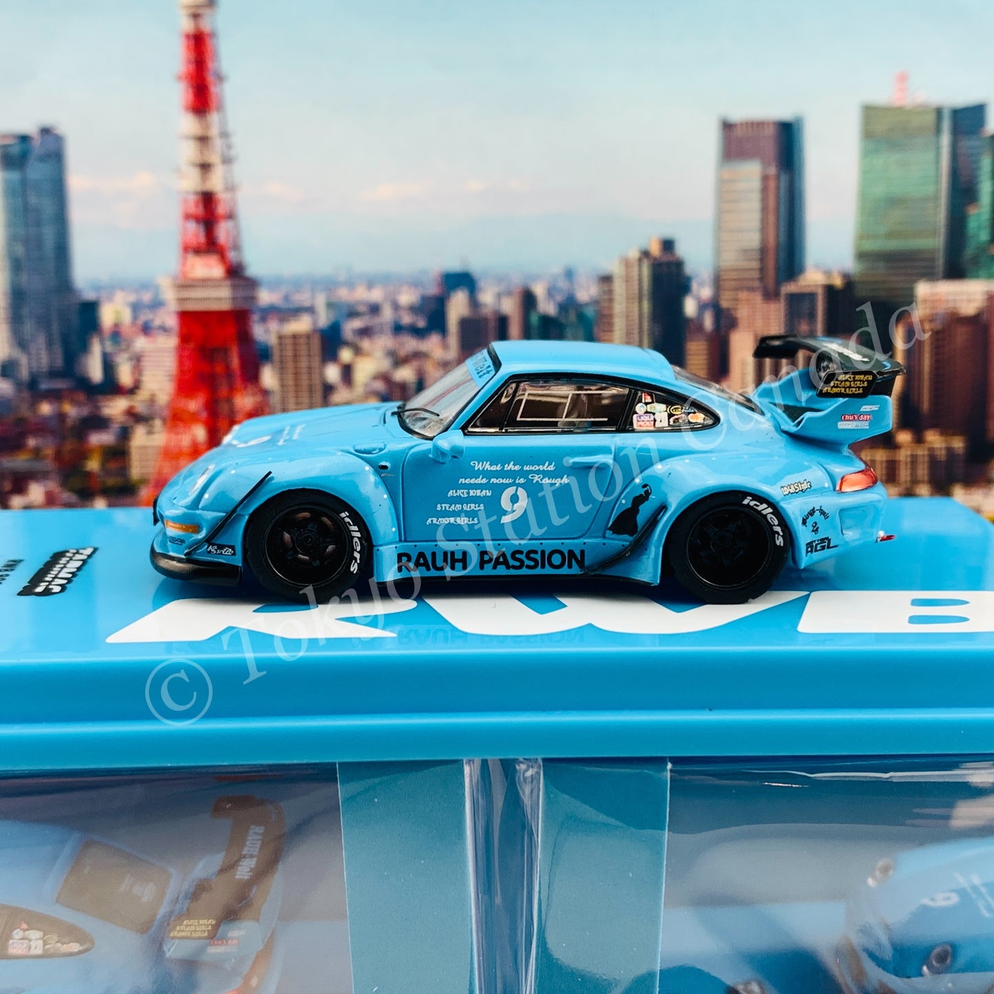 TARMAC WORKS 1/64 HOBBY64 RWB 993 Rauh Passion T64-017-RP