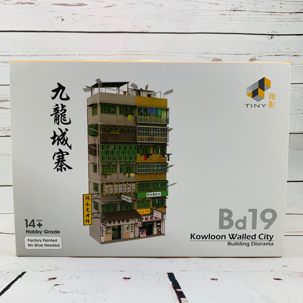 Tiny City Kowloon Walled City Buidling Diorama Bd19