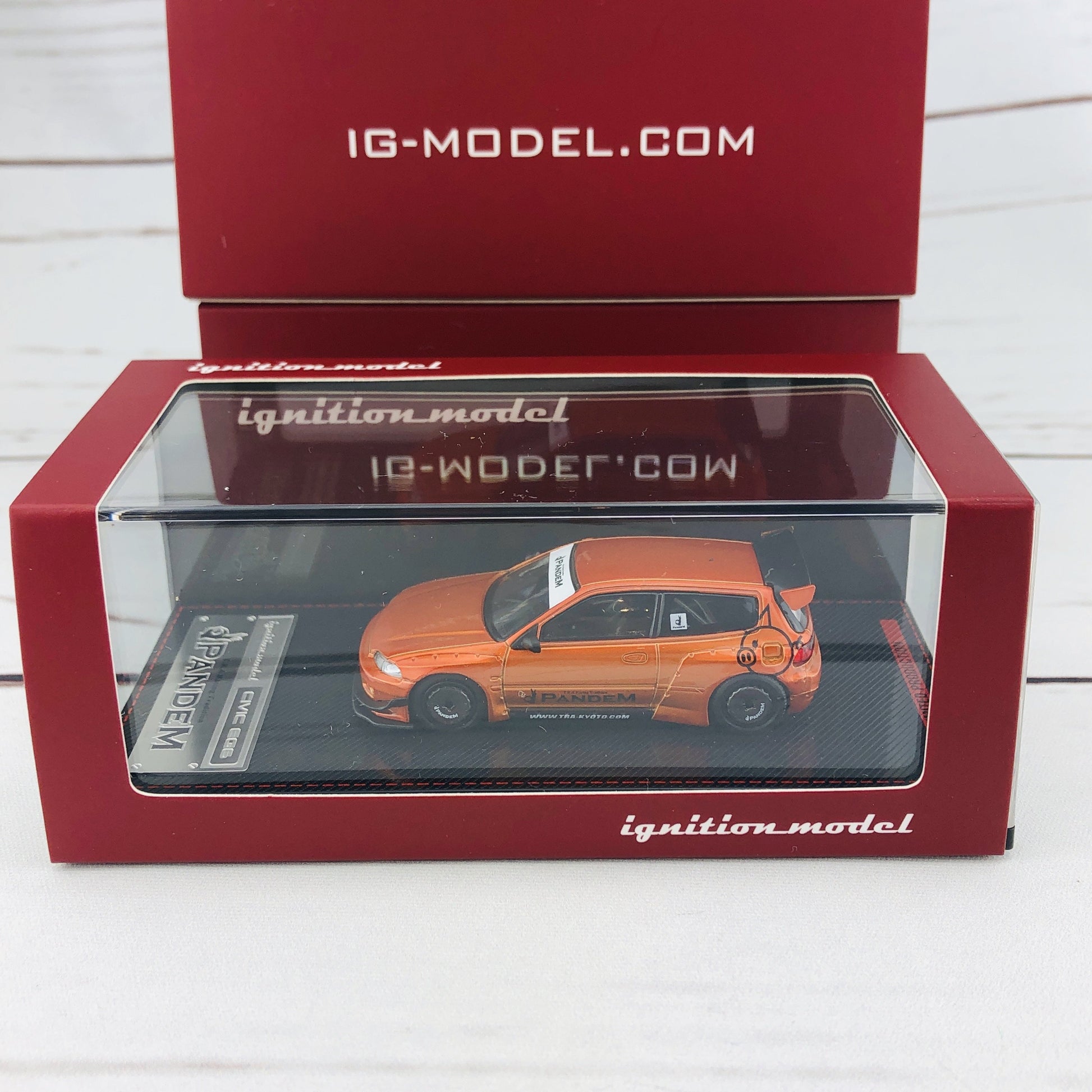 Ignition Model 1/64 Pandem Civic (EG6) Orange Metallic 1702