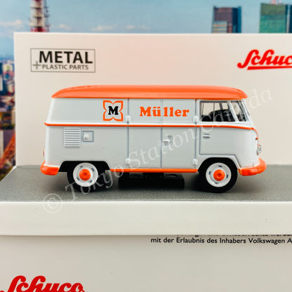 Schuco 1/64 Volkswagen T1 Kasten Muller 452030500