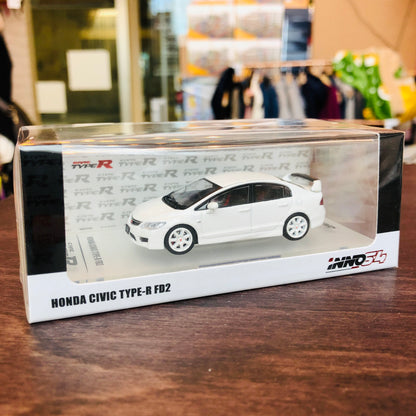 INNO64 HONDA CIVIC TYPE-R FD2 WHITE 2007 IN64-FD2-WH