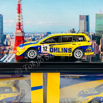 INNO64 1/64 MITSUBISHI LANCER EVOLUTION IX Wagon #12 "OHLINS"  Super Taikyu Series 2006 13th TOKACHI 24hours Race IN64-EVO9W-OHL