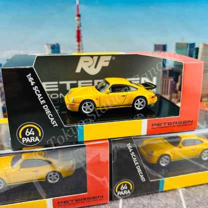 PARA64 1/64 RUF CTR Yellowbird 1987 Blossom Yellow PETERSEN AUTOMOTIVE MUSEUM Version LHD PA-55291 PM