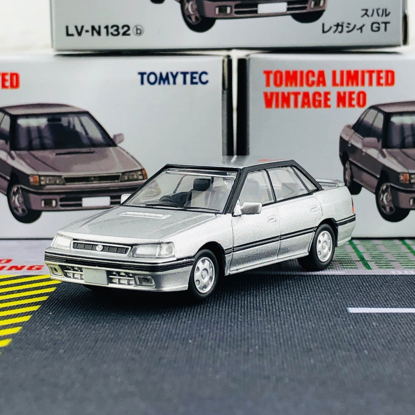 TOMYTEC Tomica Limited Vintage Neo Subaru Legacy GT Silver  LV-N132b