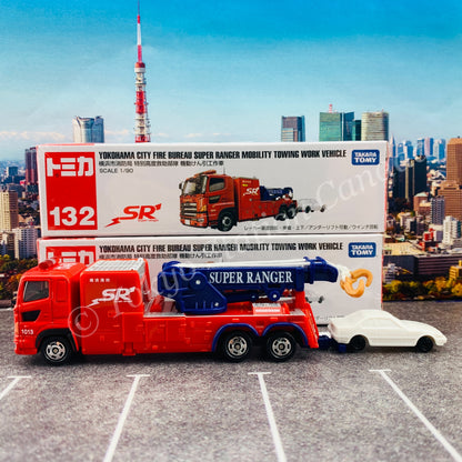 TOMICA 132 Yokohama City Fire Bureau Super Ranger Mobility Towing Work Vehicle