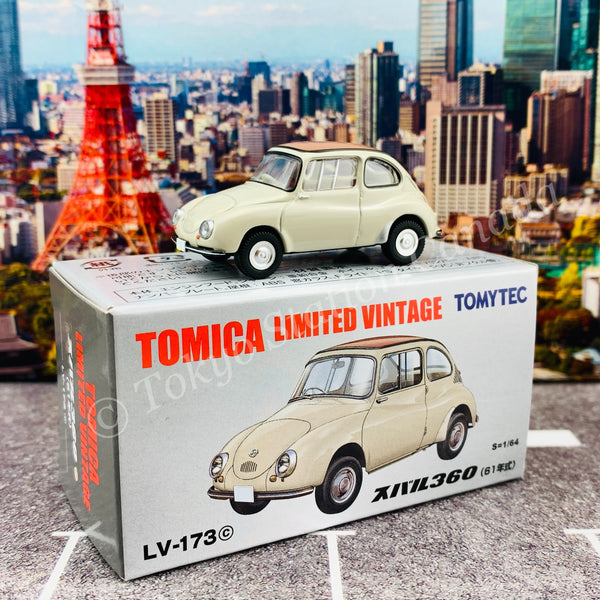 Tomytec Tomica Limited Vintage 1/64 Subaru 360 (beige) 1961 model LV-173c