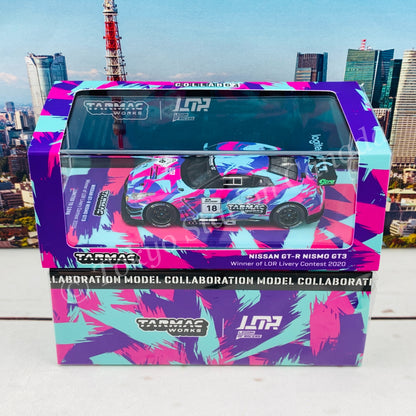 Tarmac Works 1/64 COLLAB64 Nissan GTR Nismo GT3 Winner of Legion of Racers X Tarmac Works Livery Contest 2020 T64-005-LOR