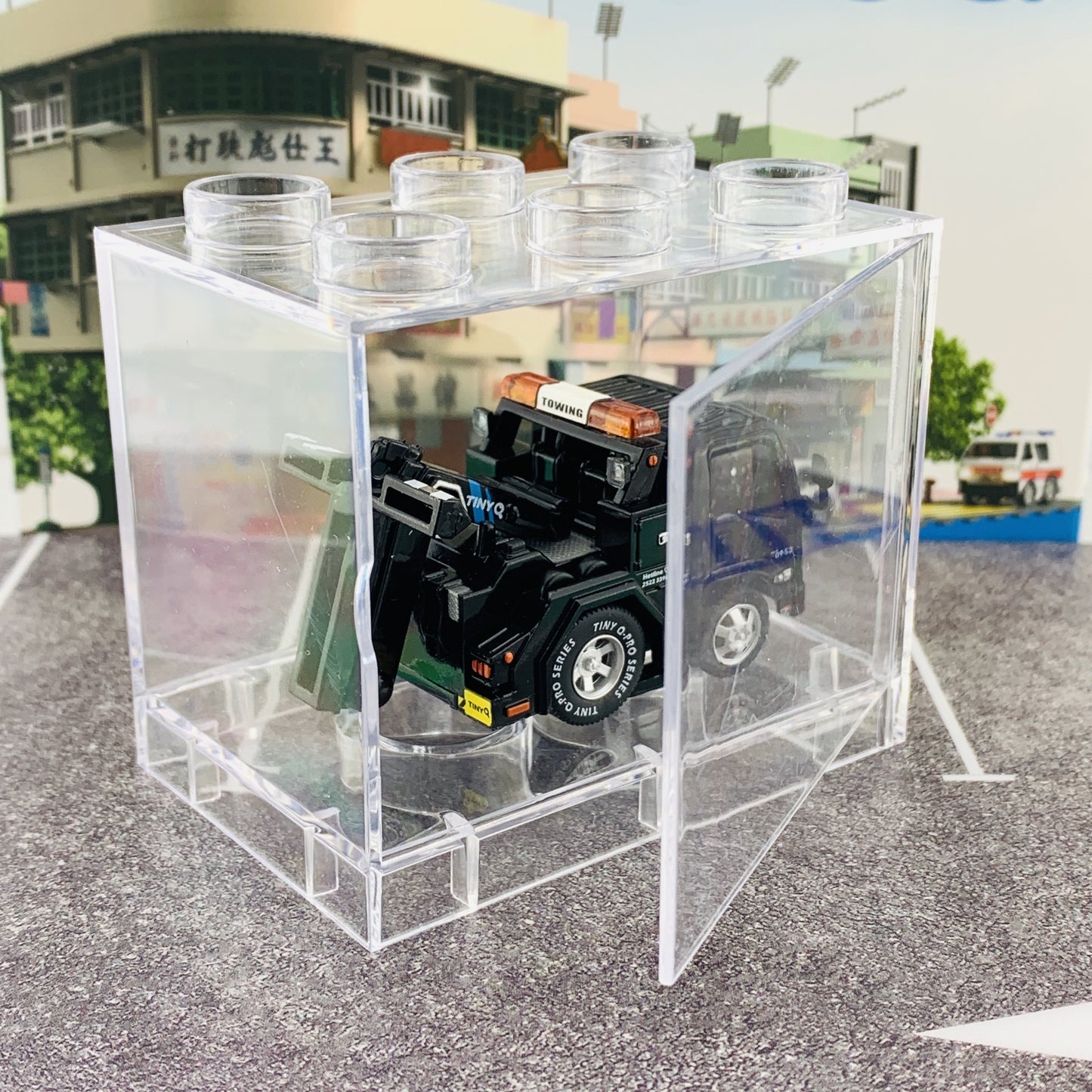 Tiny Q Pro-Series 09 - Tiny Q Isuzu N-Series 2006 Safety Truck (Limited Edition) TinyQ-09-S2
