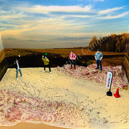 BM CREATIONS JUNIOR 1/64 Diorama City - 001 Country Side Mud version 64BDOR001