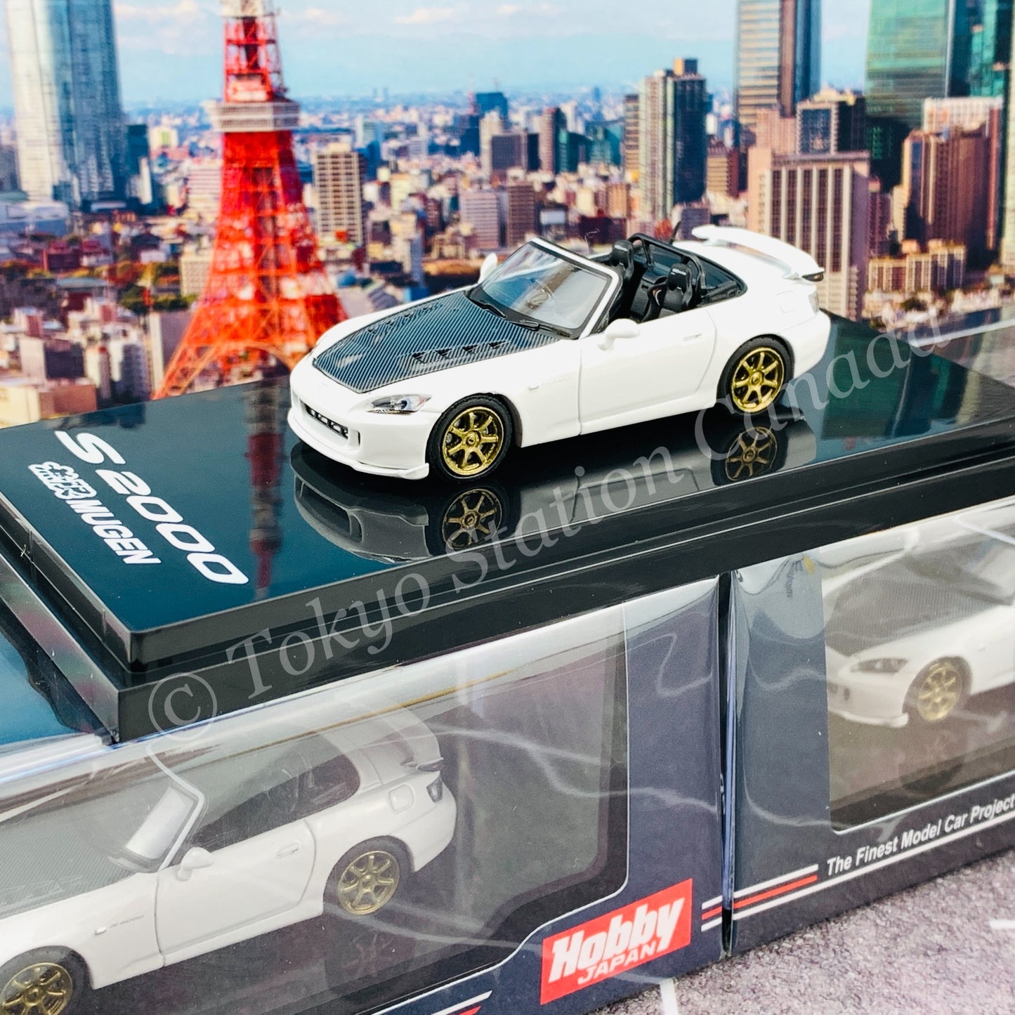 HOBBY JAPAN 1/64 Mugen S2000 White HJ641020MW