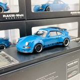 MODEL COLLECT 1/64 Porsche RWB 930 Ducktail Wing Blue MC640002B