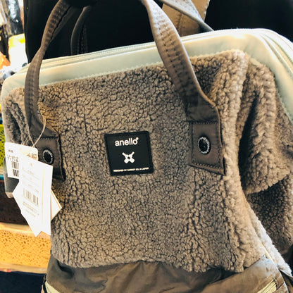 anello® Faux Fur Backpack Grey