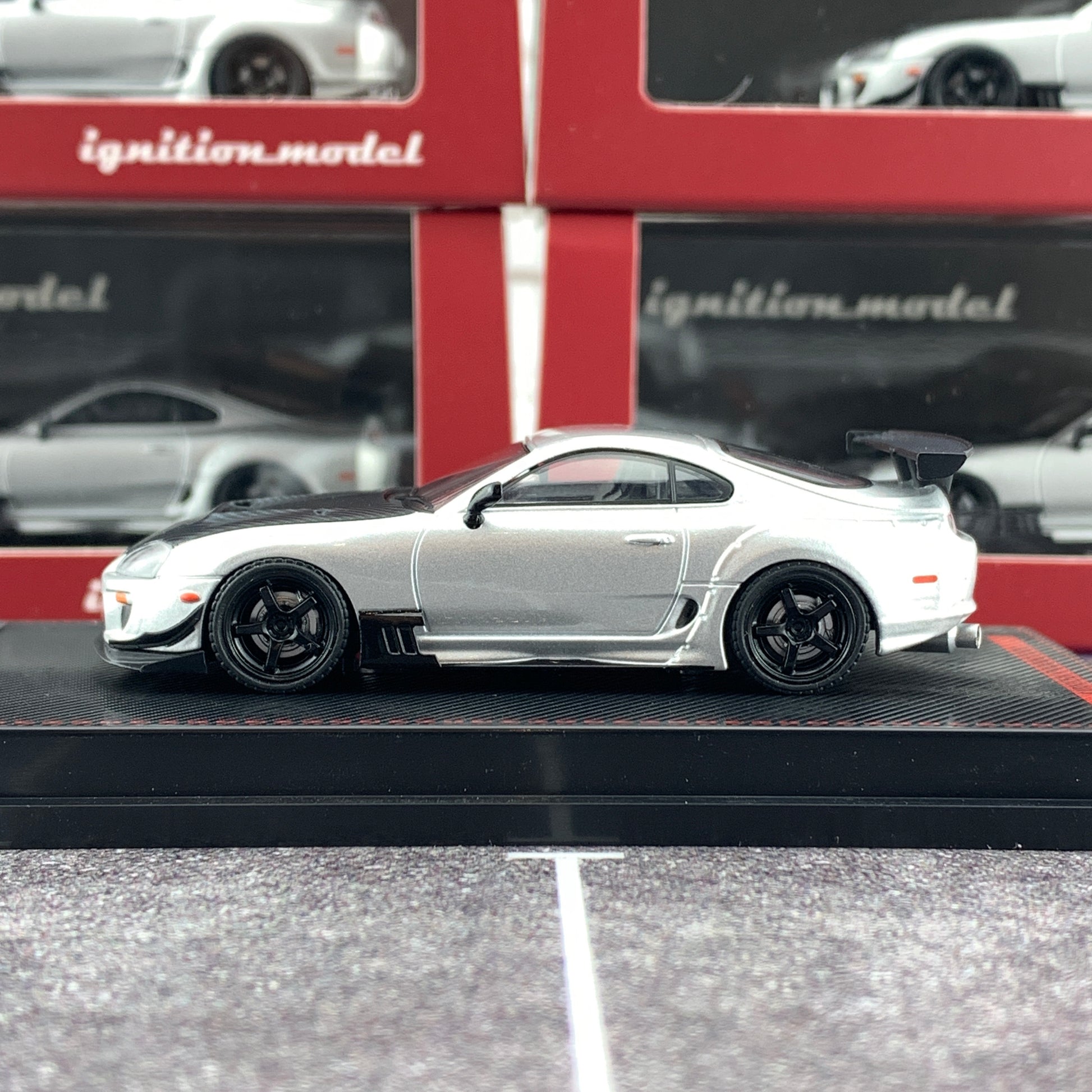 Ignition Model 1/64 Toyota Supra (JZA80) RZ Silver IG1861