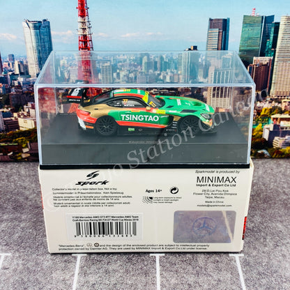 Sparky 1/64 MERCEDES-AMG GT3 NO.77 MERCEDES-AMG TEAM CRAFT-BAMBOO RACING 6TH FIA GT WORLD CUP MACAU 2019 EDOARDO MORTARA Y168