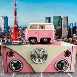 TinyQ Uno-Series 16 - Volkswagen T1 Transporter (Pink) TinyQ-16b