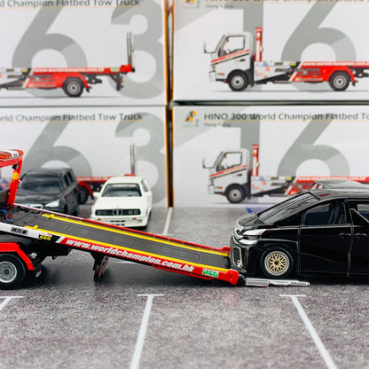 Tiny City 163 - HINO 300 Flatbed Tow Truck 日野300 韋川平板拖車