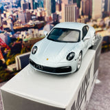 MINI GT 1/64 Porsche 911 (992) Carrera S GT Silver Metallic LHD MGT00210-L