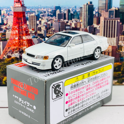 Tomytec Tomica Limited Vintage Neo 1/64 Toyota Chaser 2.5 Tourer V (White) LV-N224a