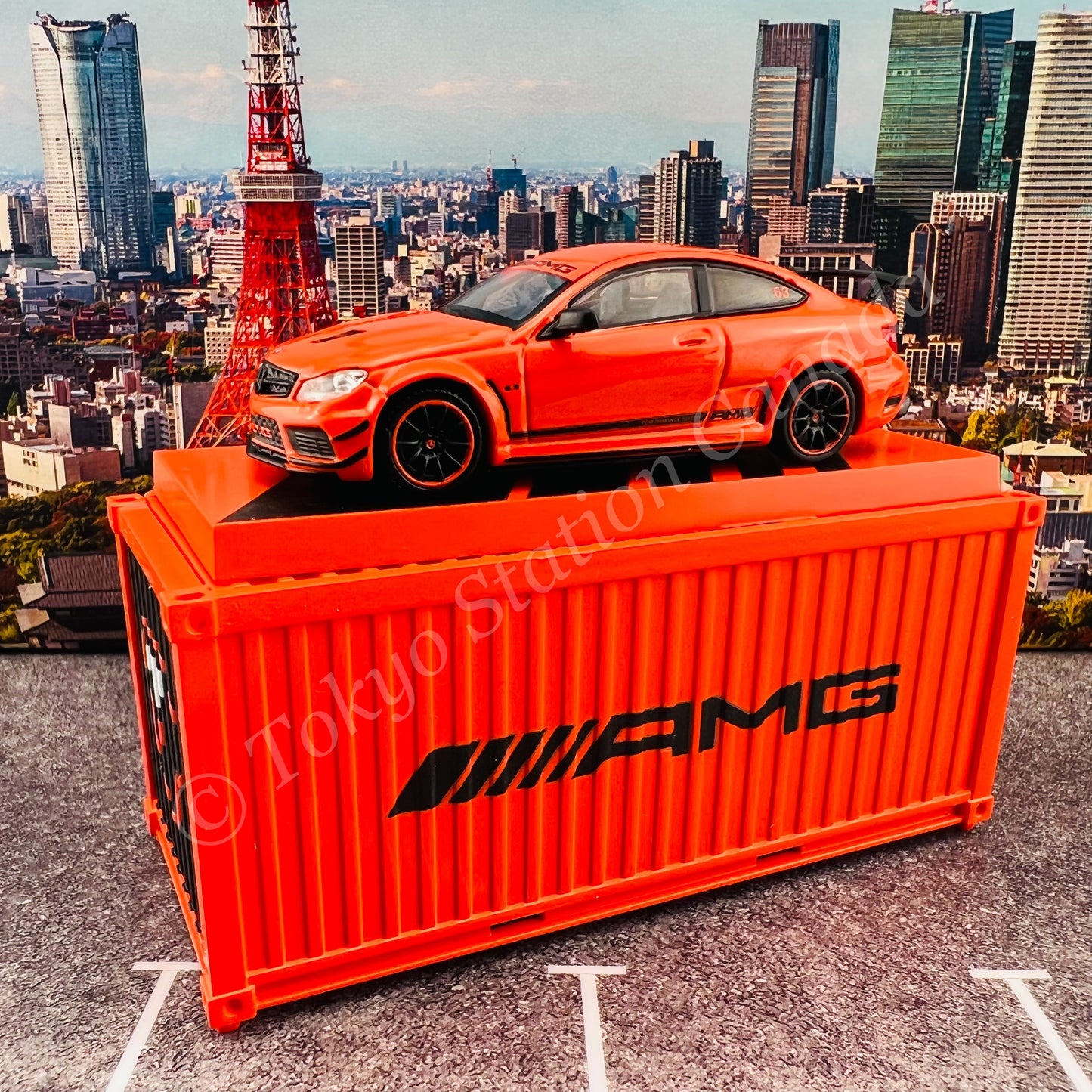 TARMAC WORKS GLOBAL64 1/64 Mercedes-Benz C63 AMG Black Series Orange T64G-009-OR