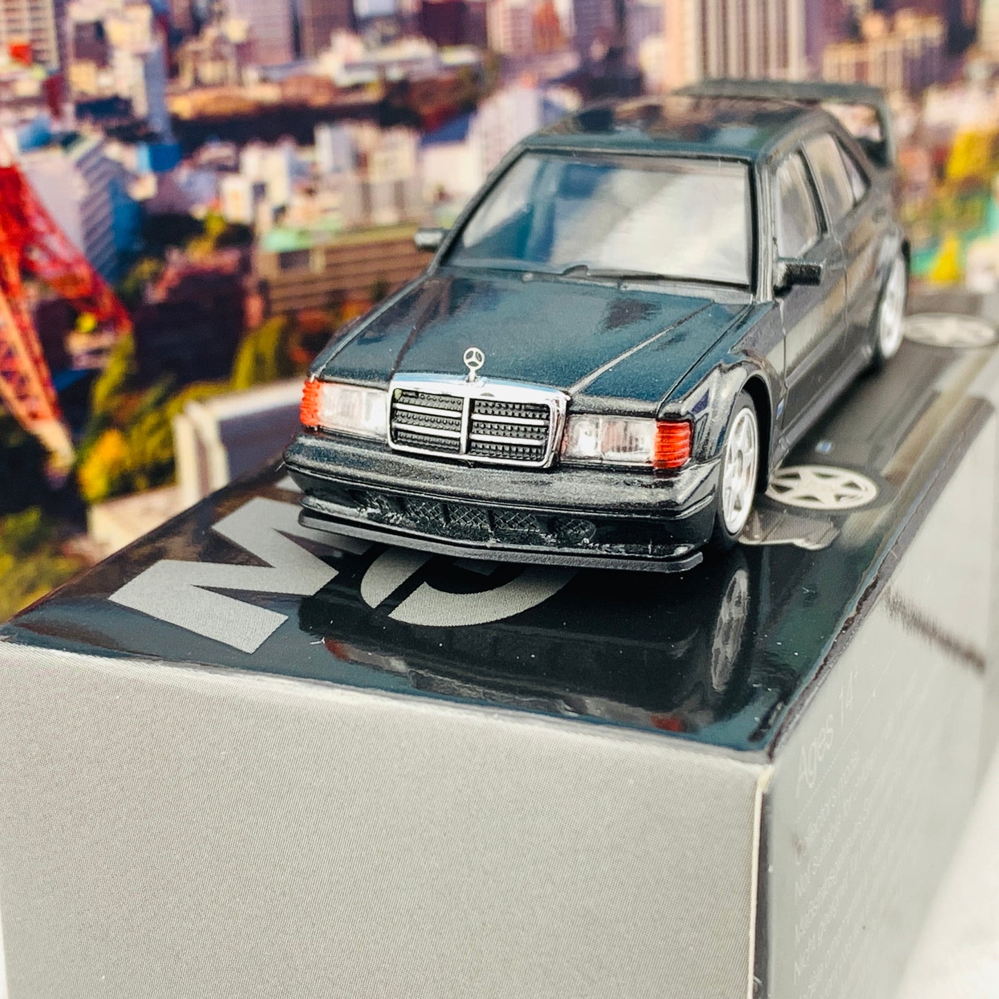 MINI GT 1/64 Mercedes-Benz 190E 2.5-16 Evolution II Black LHD MGT00164-L