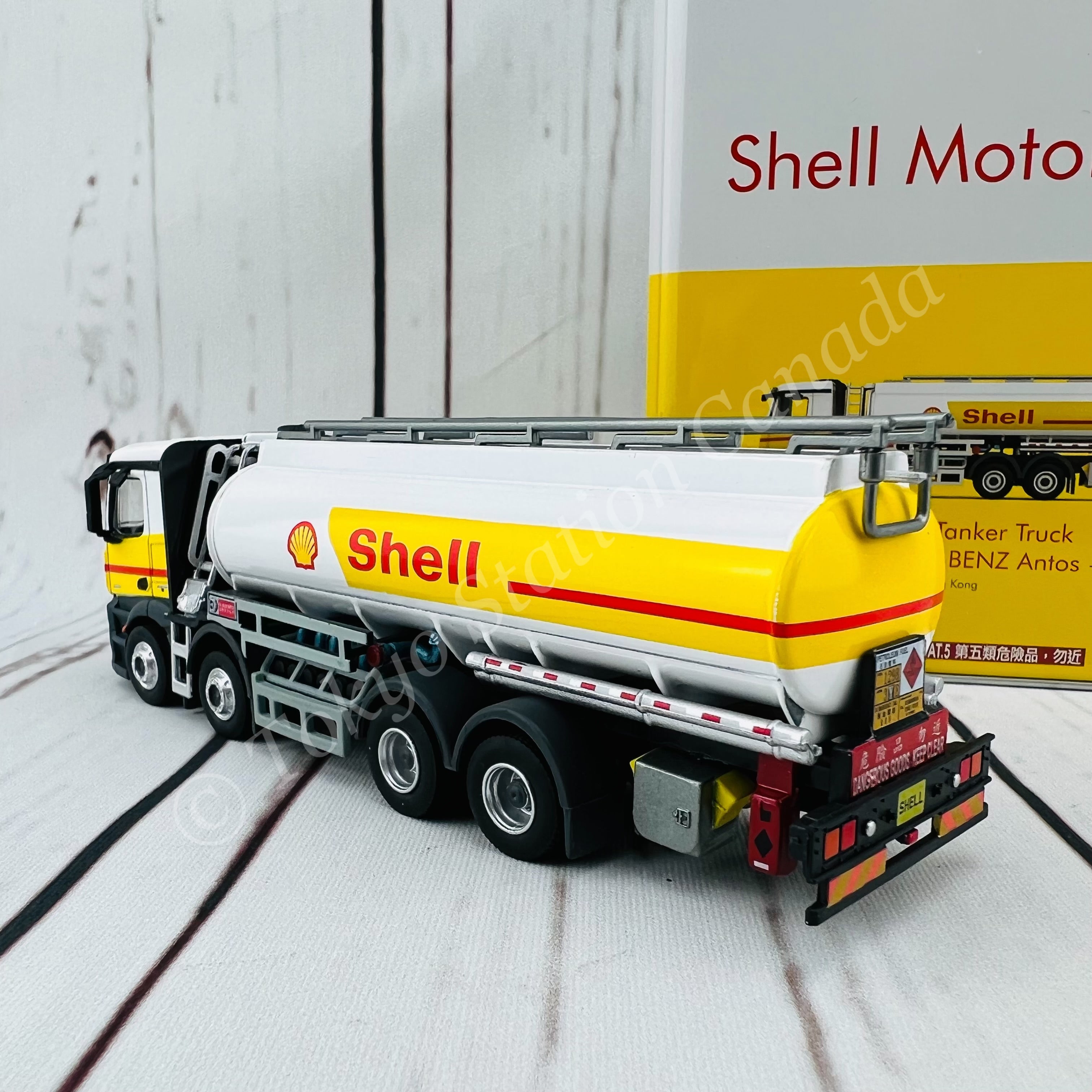 TINY 微影 1/76 Shell Oil Tanker Truck MERCEDES-BENZ Antos with