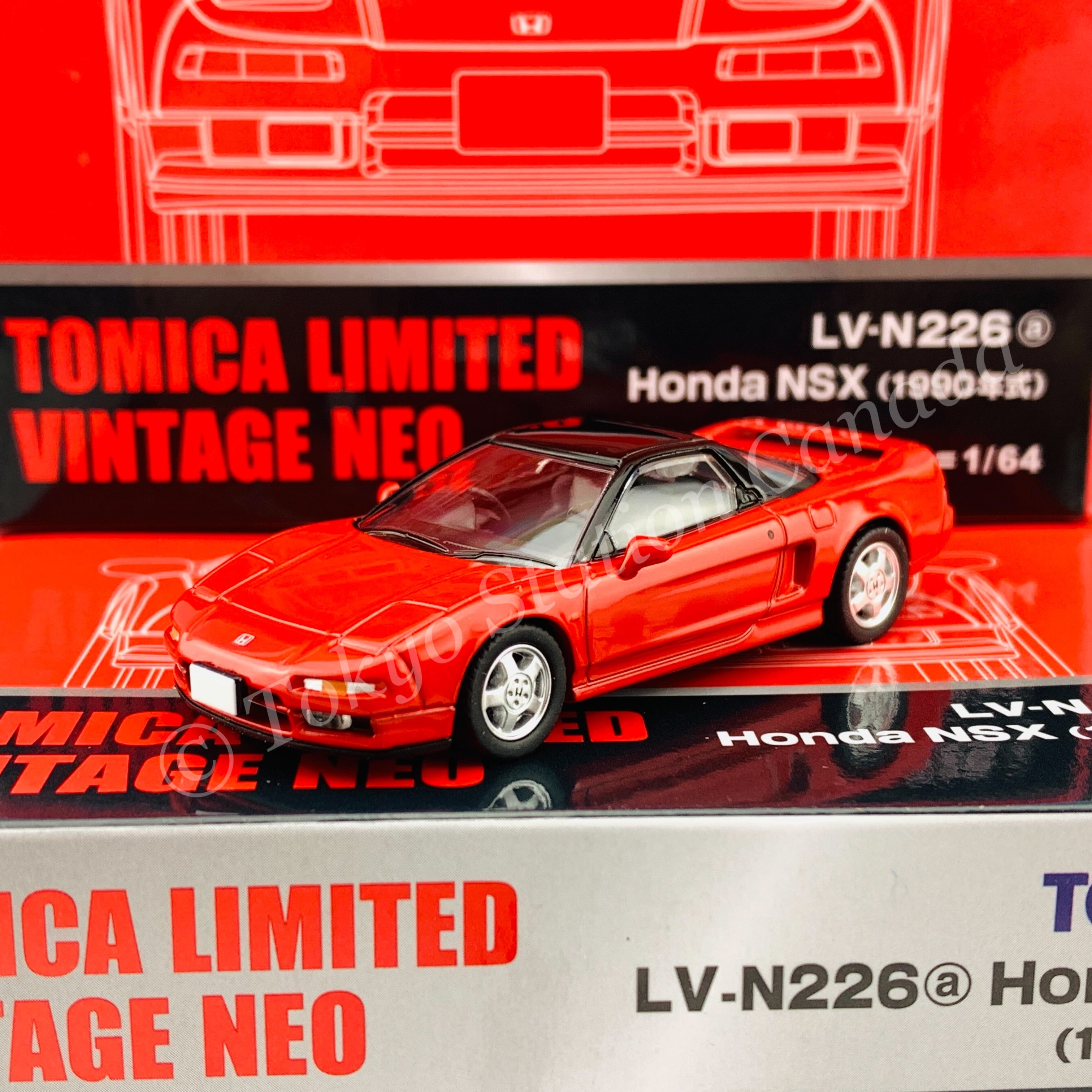 TOMYTEC Tomica Limited Vintage Neo 1/64 Honda NSX RED LV-N226a