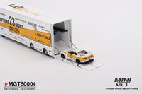 MINI GT 1/64 LB Racing Racing Transporter Set (Included 1 transporter and 1 Car)  MGTS0004