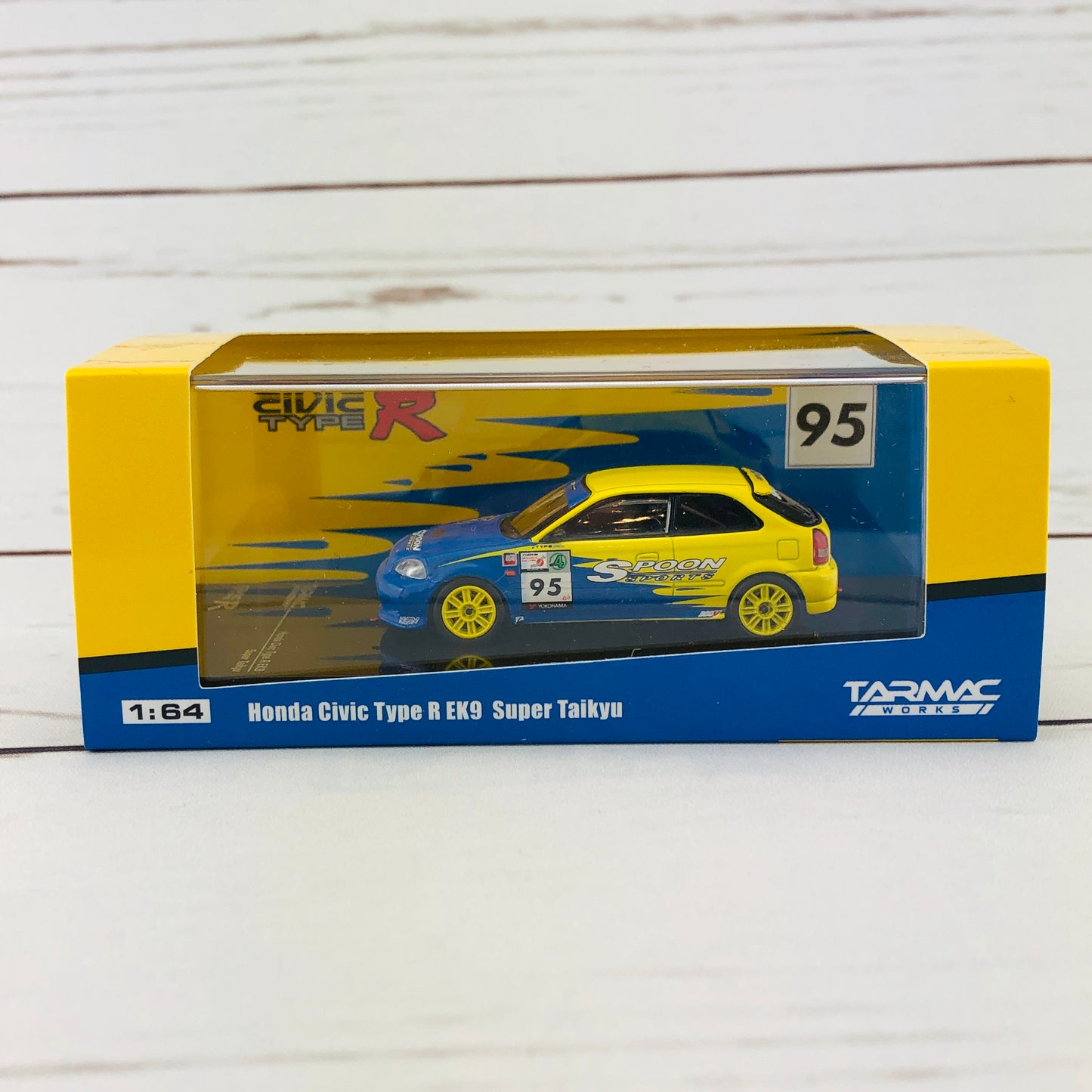 Tarmac Works 1/64 Honda Civic Type R EK9 Super Taikyu #95