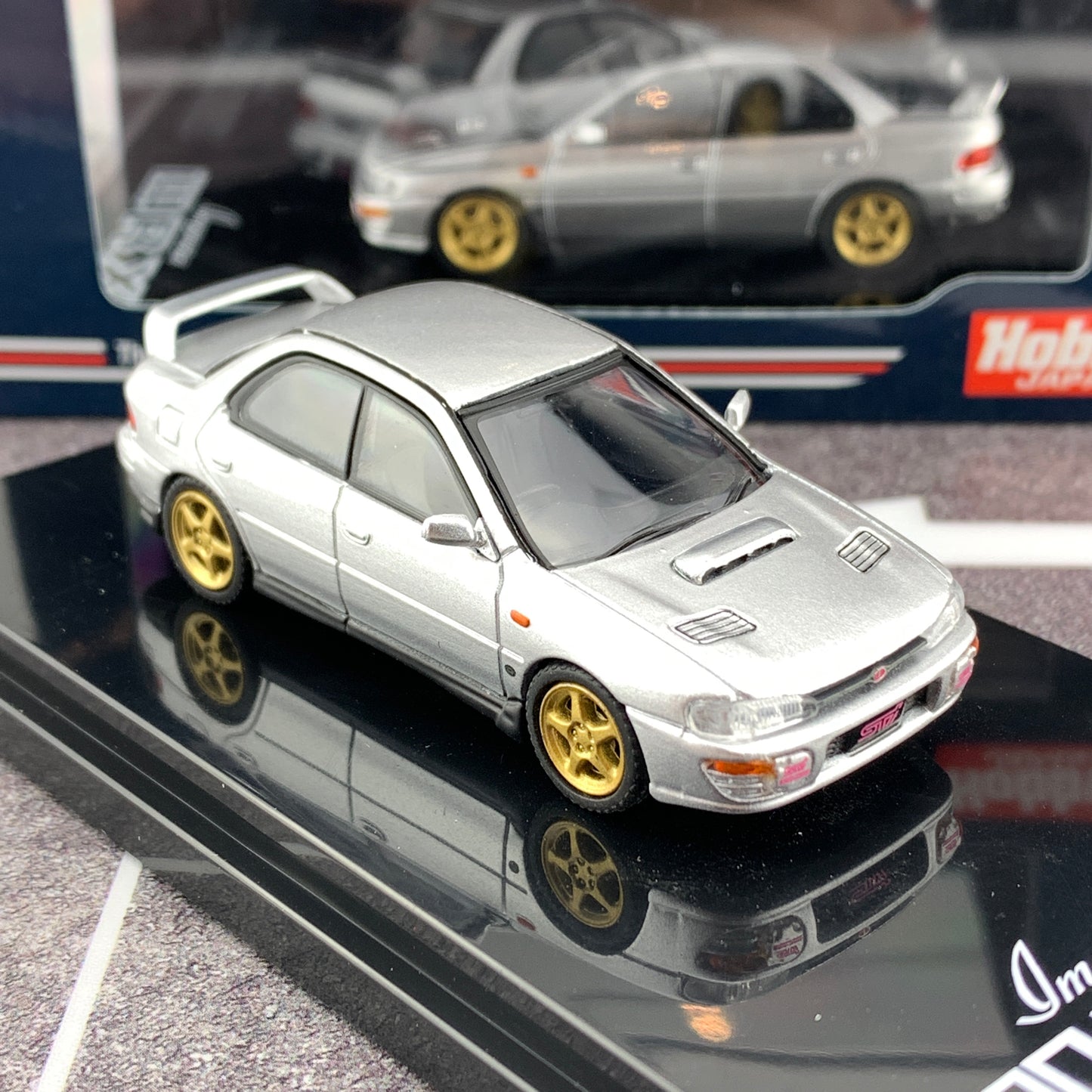 Hobby Japan 1/64 Subaru Impreza WRX GC8 STi Verion II Light Silver HJ641013SS