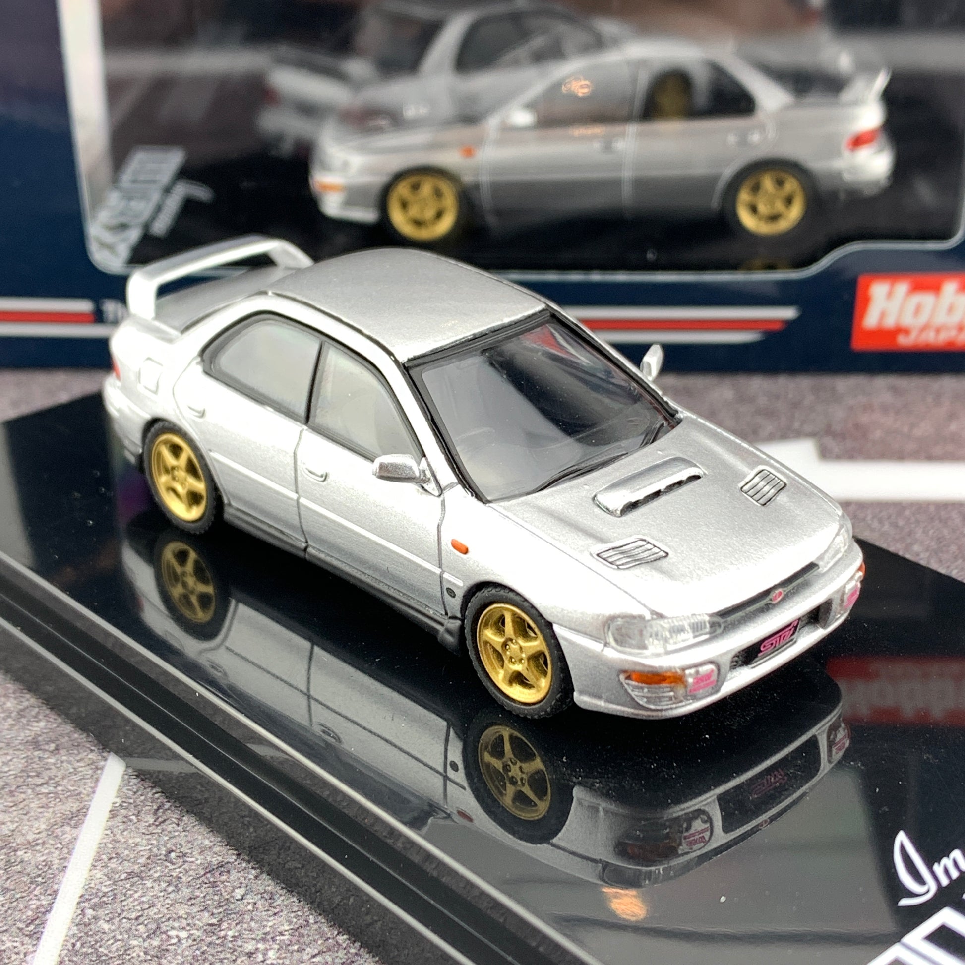 Hobby Japan 1/64 Subaru Impreza WRX GC8 STi Verion II Light Silver HJ641013SS