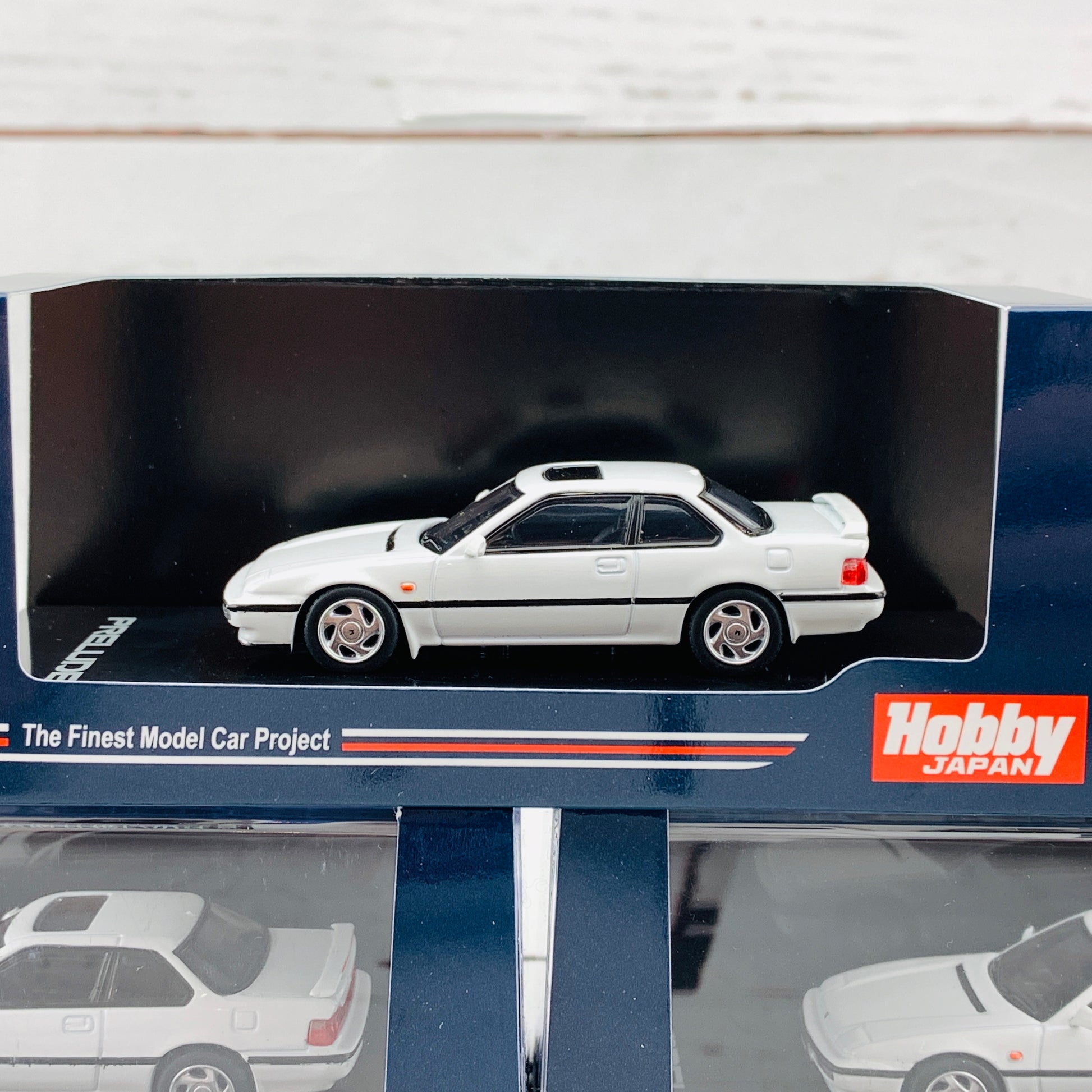 HOBBY JAPAN 1/64 Honda Prelude Si (BA5) 1989 Frost White HJ641002AW