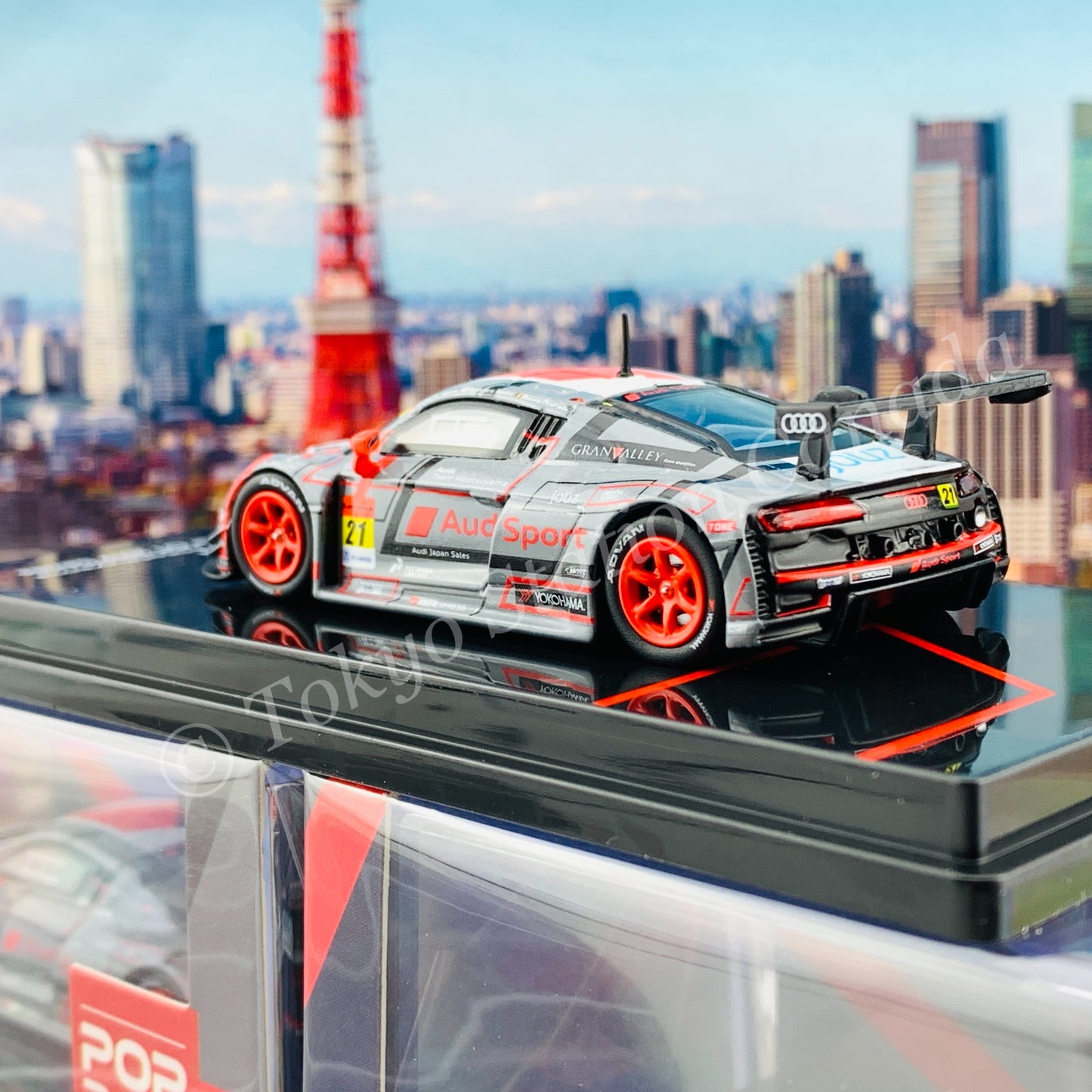 POPRACE 1/64 Audi R8 LMS Super GT 2019 Series #21 Audi Team Hitosuyama PR64-R8LMS-19SGT21