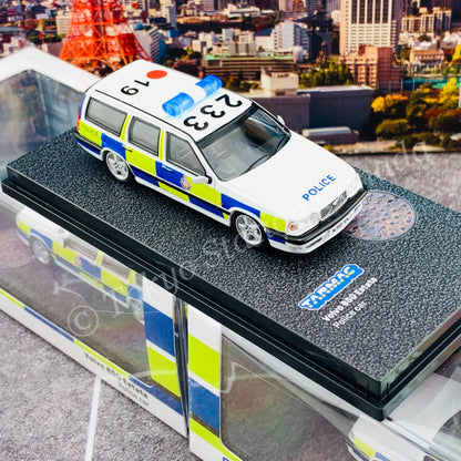Tarmac Works HOBBY64 Collection 1/64 Volvo 850 Estate Police car T64-039-PC