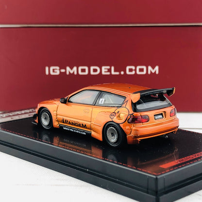 Ignition Model 1/64 Pandem Civic (EG6) Orange Metallic 1702