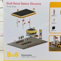 TinyQ Hong Kong Shell Petrol Station Diorama with LED Light BQ8