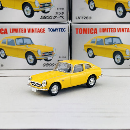 Tomica Limited Vintage Tomytec 1/64 Honda S800 Coupe LV-126e